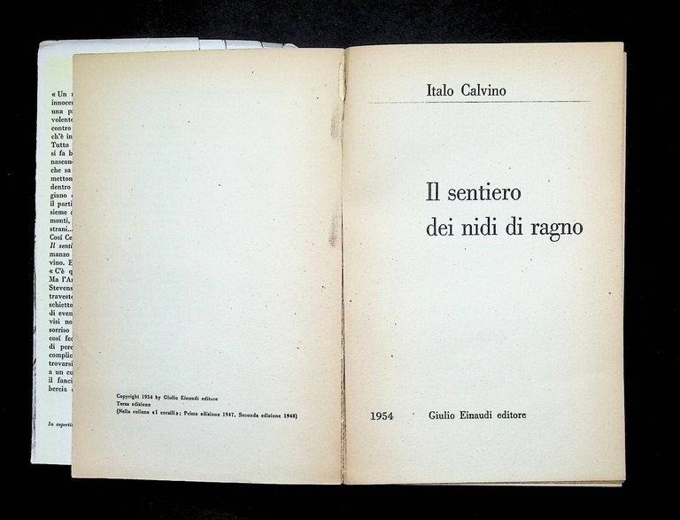 Il sentiero dei nidi di ragno