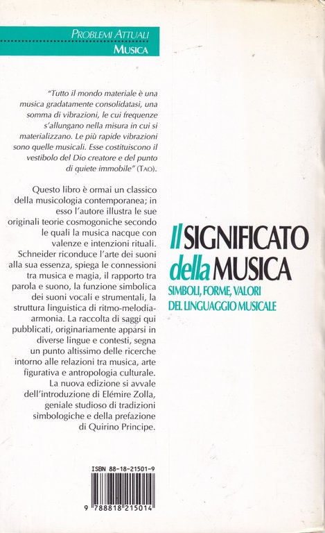 Il significato della musica. Simboli, forme, valori del linguaggio musicale