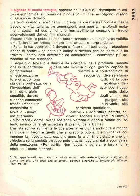 Il Signore Di Buona Famiglia Umoristica Epopea Borghese Italiano LIbro …