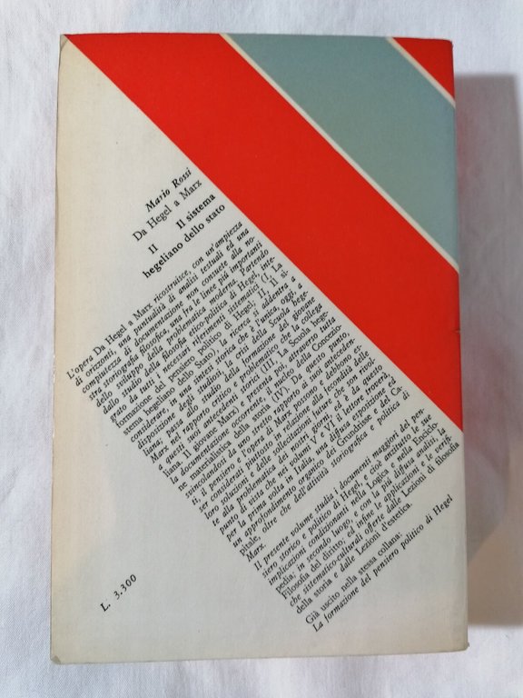 Il sistema hegeliano dello stato. Libro Da Hegel a Marx, …