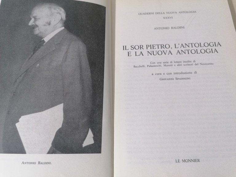 Il Sor Pietro, l'antologia e la nuova antologia Libro Antonio … | Immagine Gallery 5