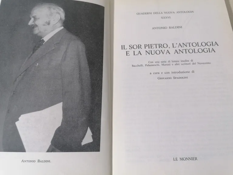 Il Sor Pietro, l'antologia e la nuova antologia Libro Antonio … | Immagine Gallery 5