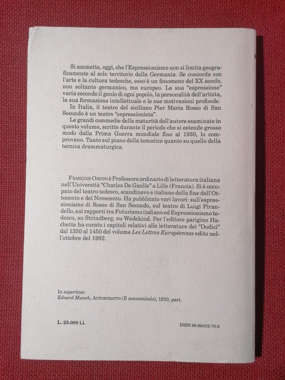 Il Teatro Espressionista di Pier Maria Rosso di San Secondo …