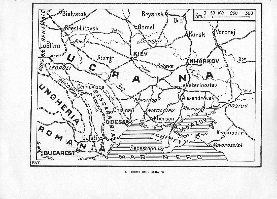 Il territorio ucraino. Stampa 1941 | Immagine principale