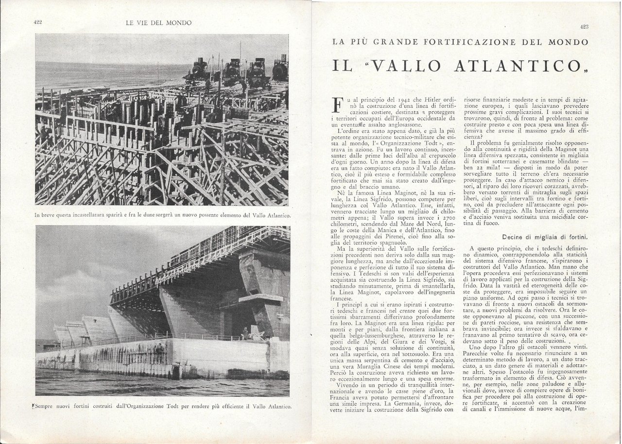Il Vallo Atlantico - Estratto 1943 | Immagine principale