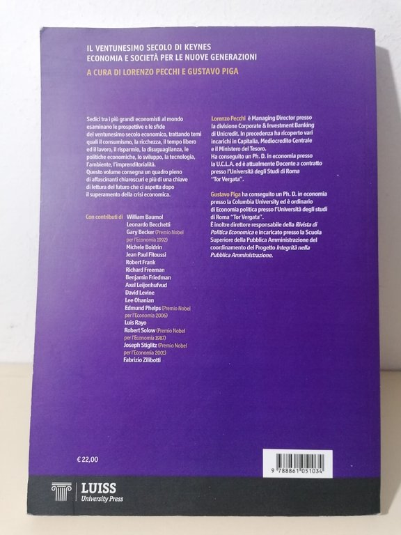Il Ventunesimo Secolo Di Keynes Economia Società Pecchi Piga Libro …