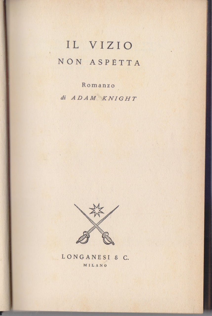 Il vizio non aspetta - Adam Knight | Immagine principale