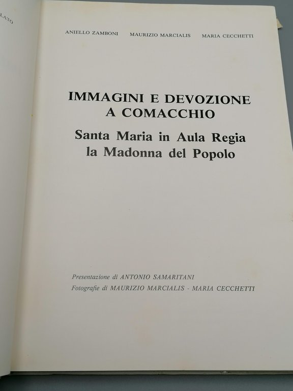 Immagini e Devozione a Comacchio S. Maria Aula Regia Madonna …