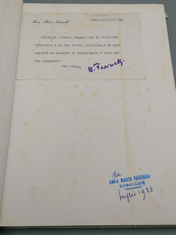 Immagini e Devozione a Comacchio S. Maria Aula Regia Madonna …