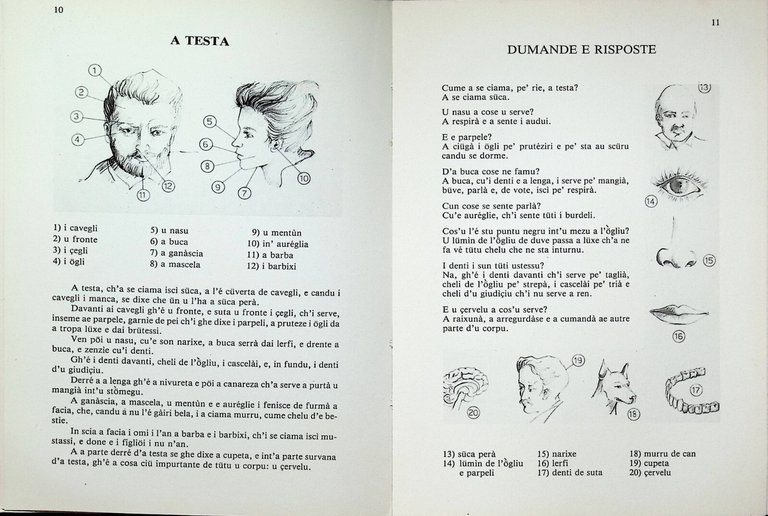 Imparamu u Ventemegliusu Libro Dialetto Ventimiglia Azaretti Villa Crespi 1979