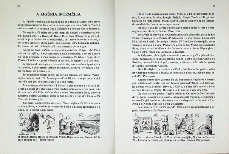 Imparamu u Ventemegliusu Libro Dialetto Ventimiglia Azaretti Villa Crespi 1979