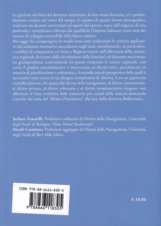Impresa balneare sul demanio marittimo
