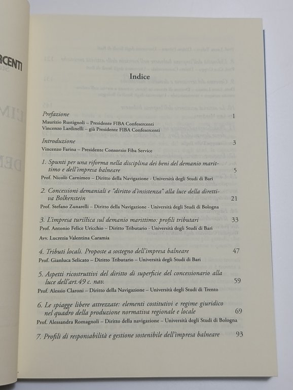 Impresa balneare sul demanio marittimo