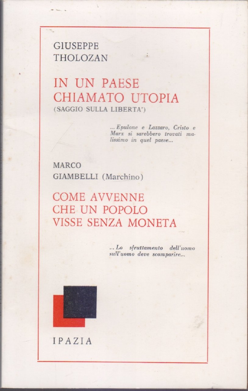 In un paese chiamato utopia - Come avvenne che un … | Immagine principale