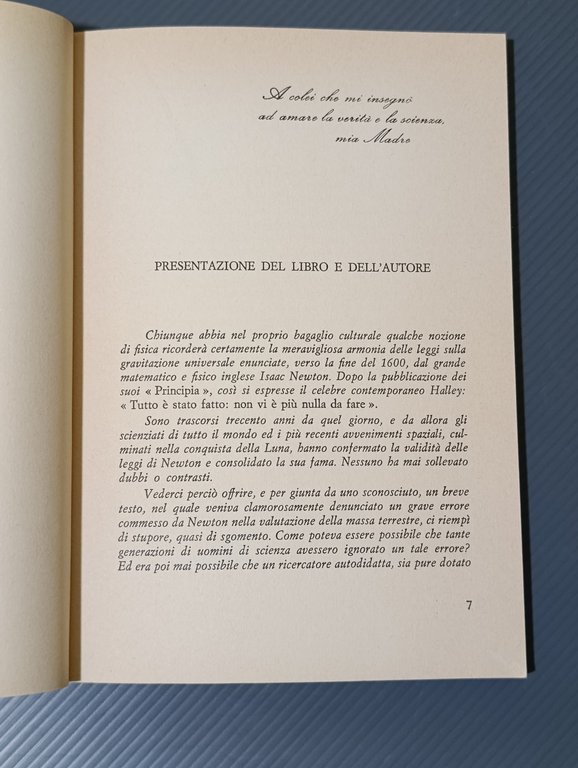 Inchiesta su: la gravità, la massa e la costante G …