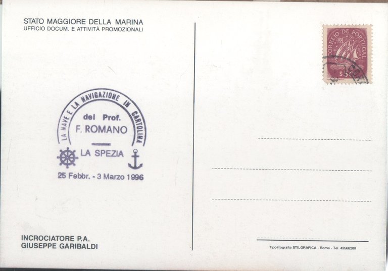 Incrociatore P.A. Giuseppe Garibaldi. Non viaggiata. | Immagine Gallery 2