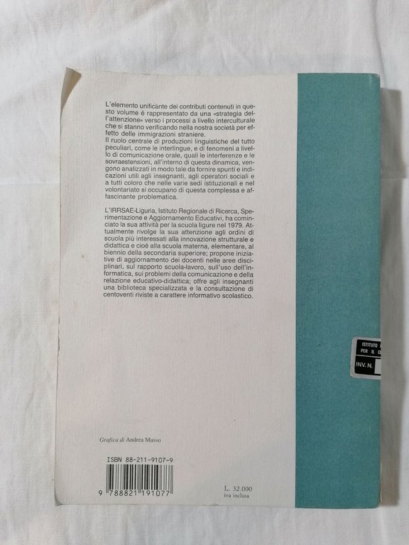 Insegnamento e apprendimento dell'italiano