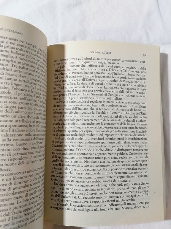 Insegnamento e apprendimento dell'italiano