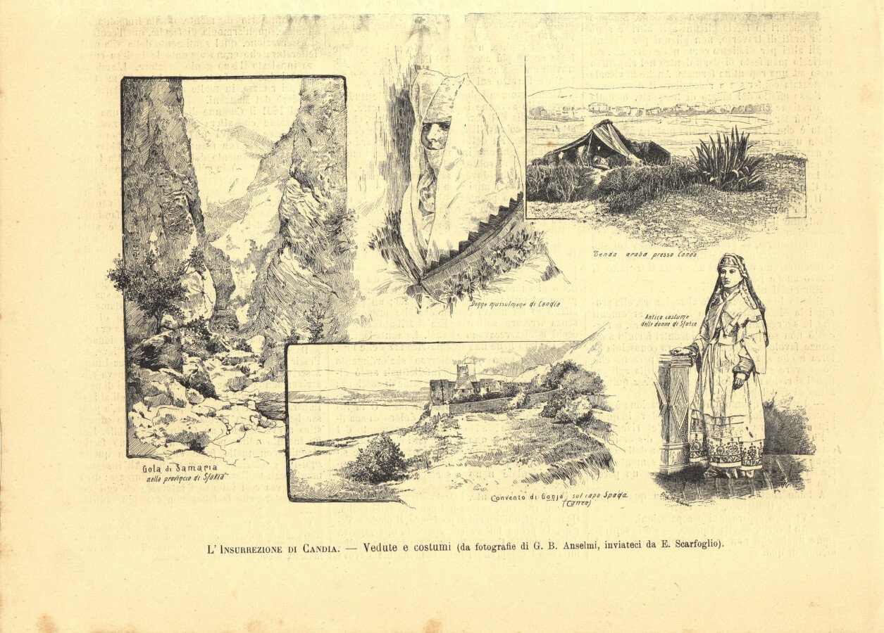 Insurrezione di Candia. Vedute e costumi. Immagine 1889 | Immagine principale