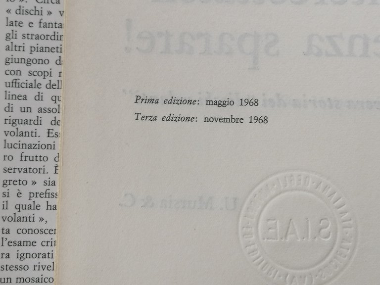 Intercettateli Senza Sparare La Vera Storia Dei Dischi Volanti Libro …