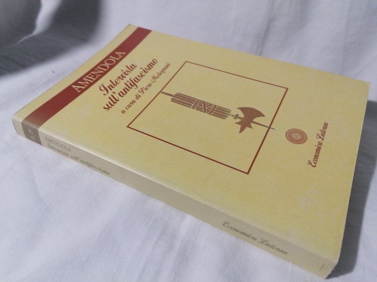 Intervista Sull'Antifascismo Libro Amendola 1^ Edizione Economica Laterza 1994 | Immagine Gallery 4