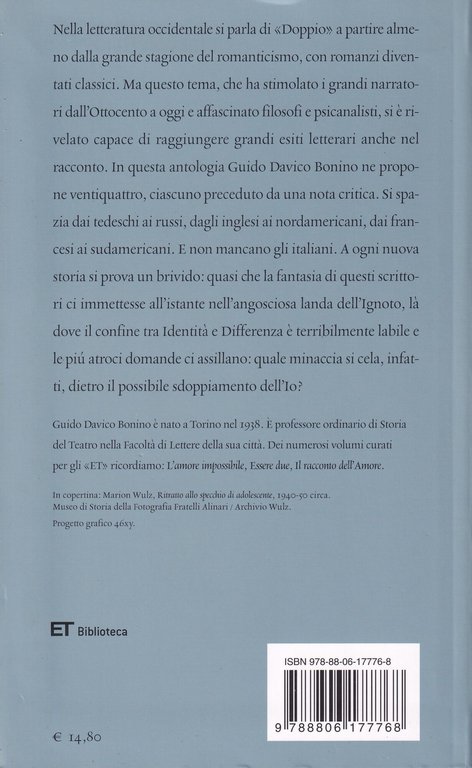 Io e l'altro. Racconti fantastici sul doppio