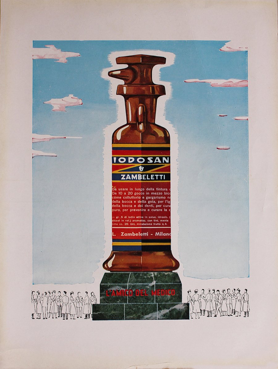 Iodosan Zambeletti / Coca Cola Olimpiadi di Roma. Advertising 1960 | Immagine principale