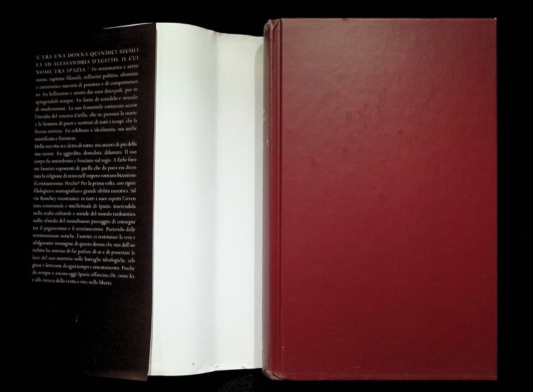 Ipazia La Vera Storia Libro Silvia Ronchey Prima Edizione RIzzoli …