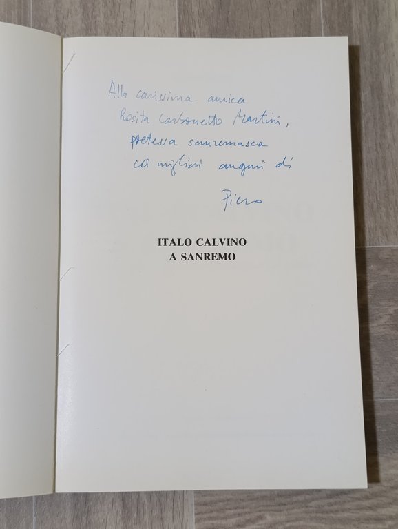 Italo Calvino a Sanremo