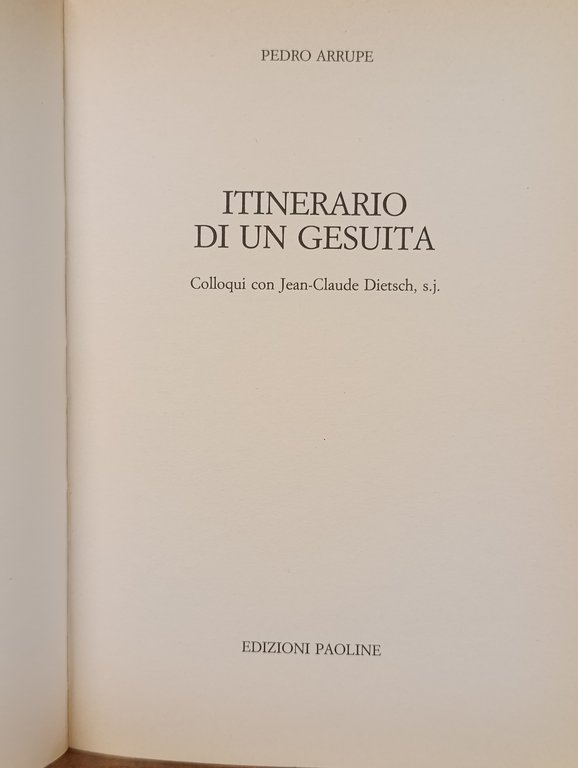 Itinerario di un gesuita : colloqui con Jean-Claude Dietsch | Immagine Gallery 7