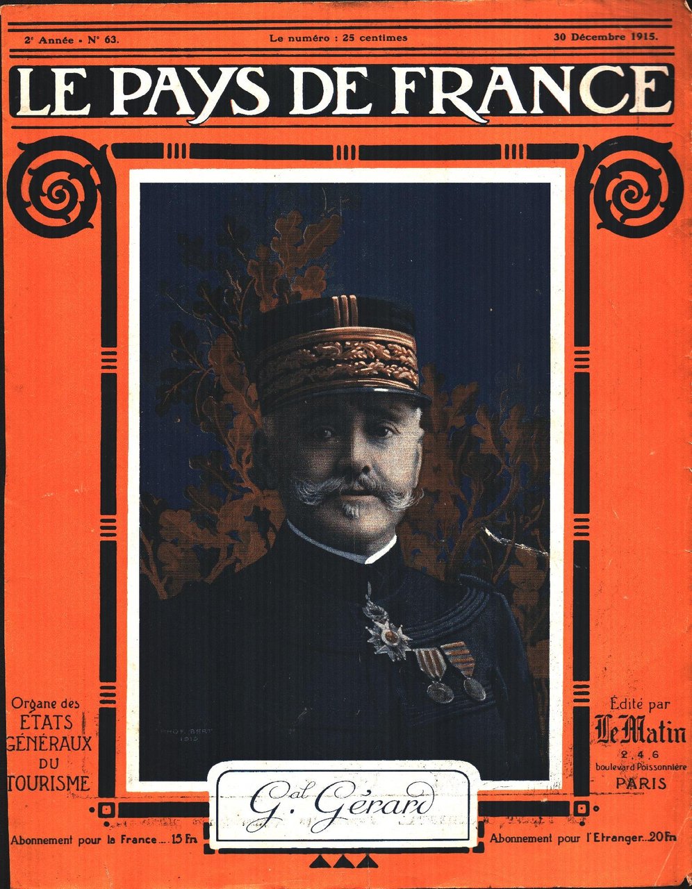 IWW. Generale Gerard / Fronte occidentale. 1915 | Immagine principale