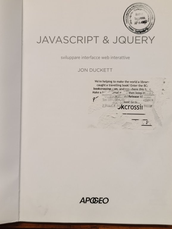 JavaScript &amp; JQuery. Sviluppare interfacce web interattive. Con Contenuto digitale … | Immagine Gallery 10