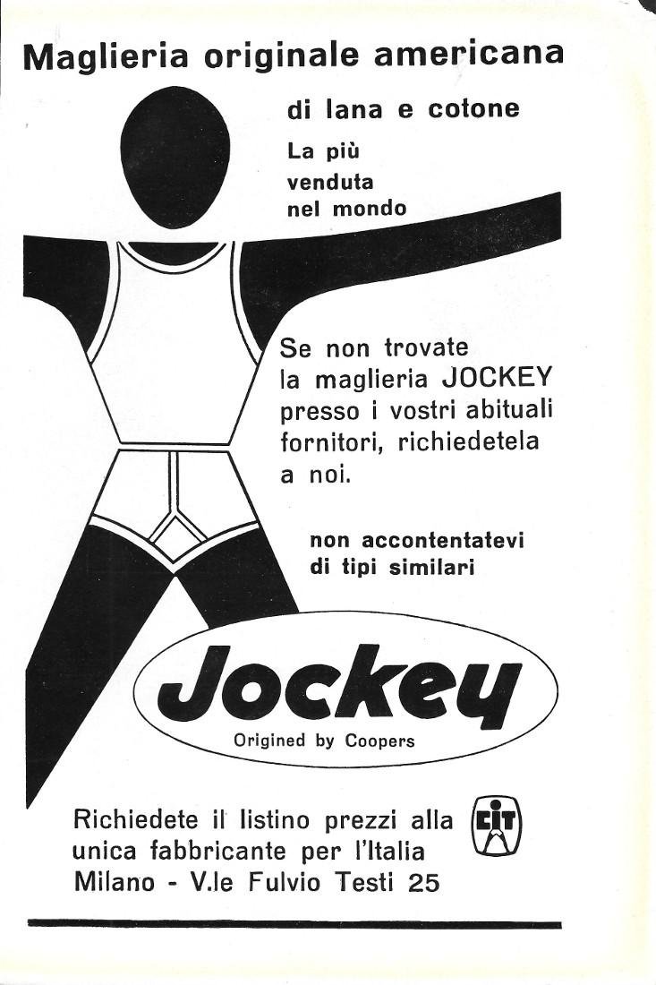 Jockey maglieria originale americana. Advertising 1960 | Immagine principale