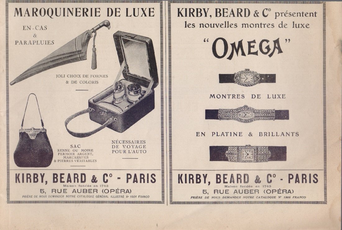 Kirby, Beard &amp; C. Paris.. Advertising 1926 | Immagine principale