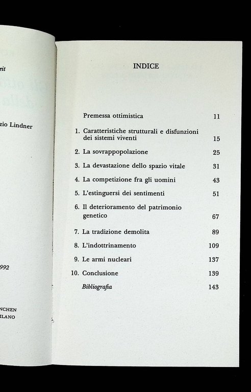 Konrad Lorenz Gli Otto Peccati della Nostra Civiltà Libro Adelphi …