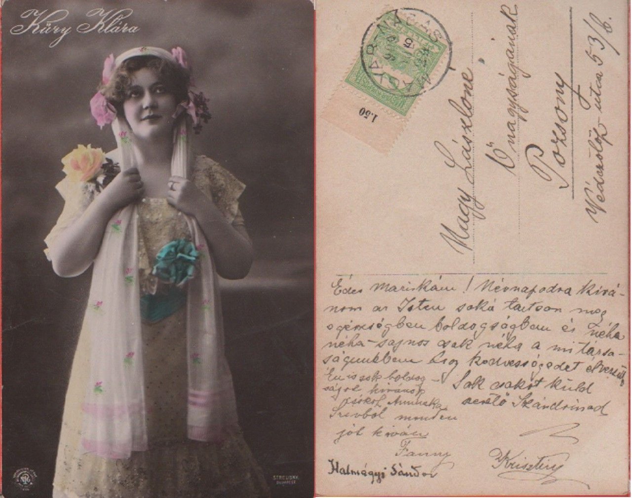 Kury Klara (attrice ungherese). Viaggiata 1924 | Immagine principale