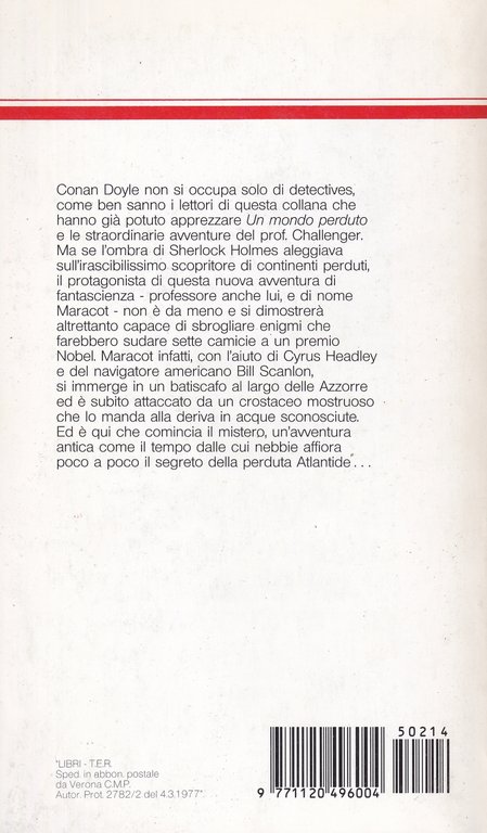 L'abisso di Maracot. Classici Urania