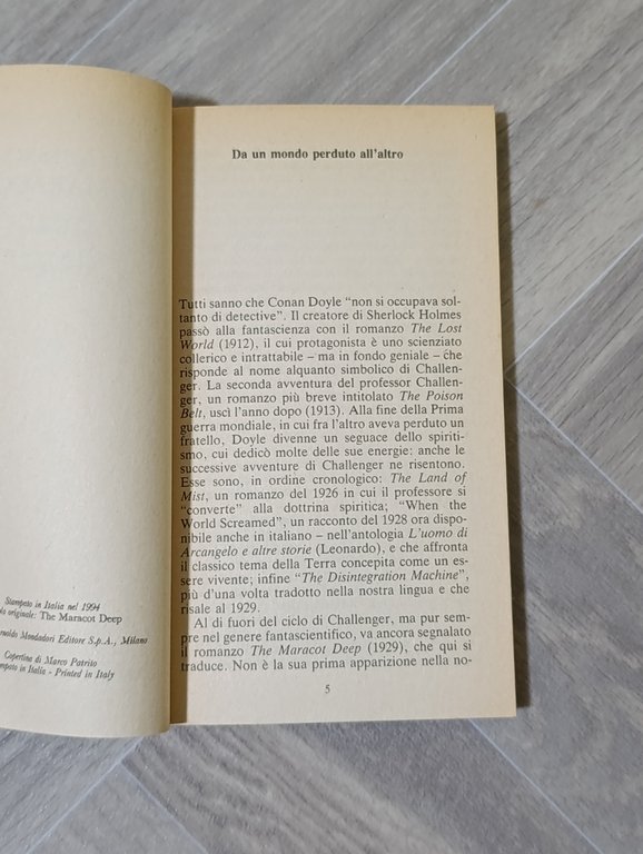 L'abisso di Maracot. Classici Urania