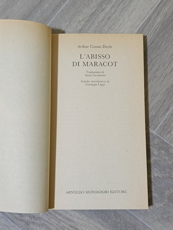 L'abisso di Maracot. Classici Urania