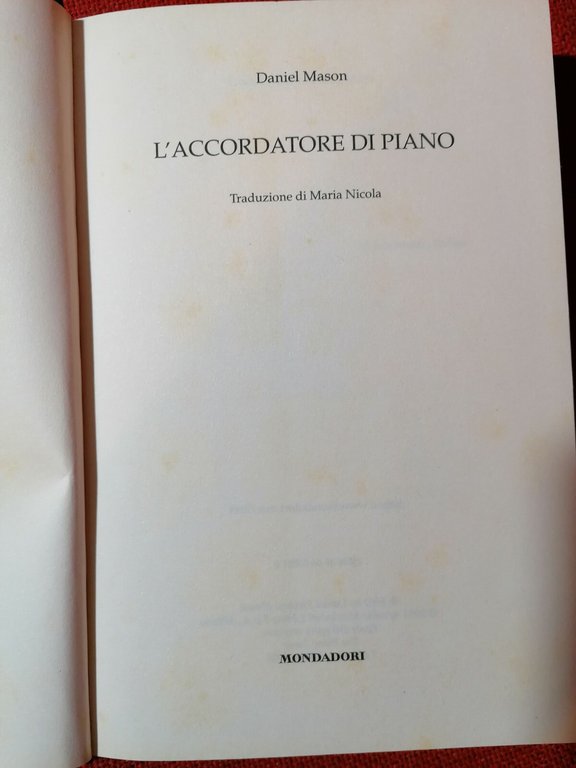 L'accordatore di piano