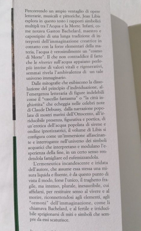 L'Acqua e la Morte - Jean Libis Libro Moretti e …