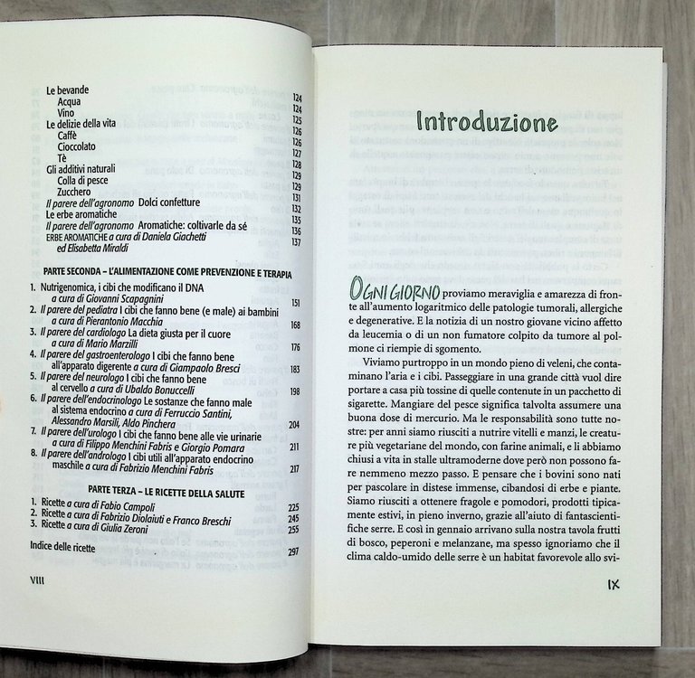 L'Alimentazione Ecologica Libro Ciro Vestita Cibi Sicuri Sperling 9788820042622