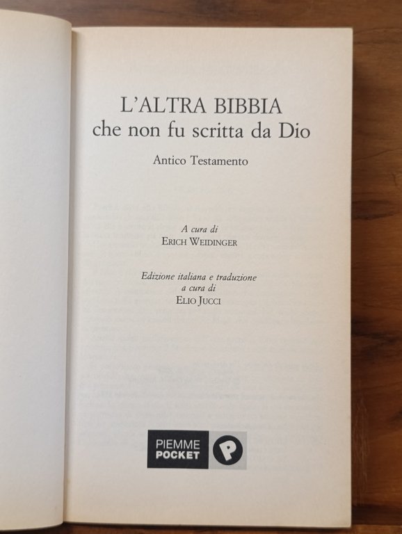 L'altra Bibbia che non fu scritta da Dio. Antico Testamento … | Immagine Gallery 5