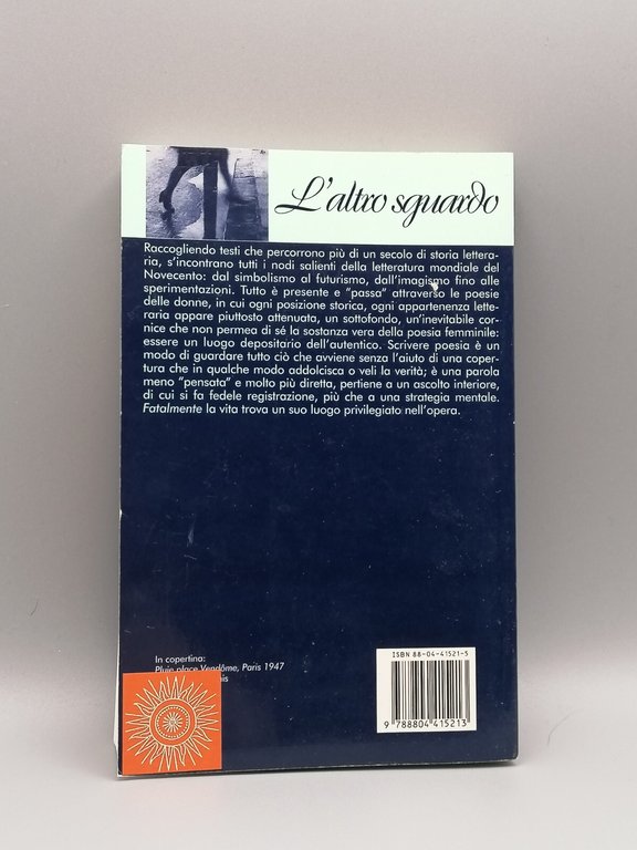 L'Altro Sguardo Antologia Delle Poetesse Del '900 Libro Davico Bonino …