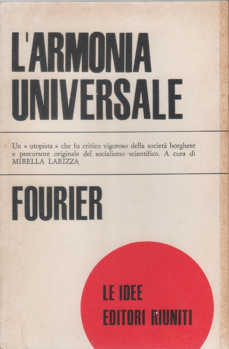 L'armonia universale - Charles Fourier | Immagine principale