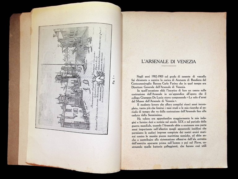 L'Arsenale di Venezia - Rivista Marittima 1927 Pinnarò Cartine | Immagine Gallery 4