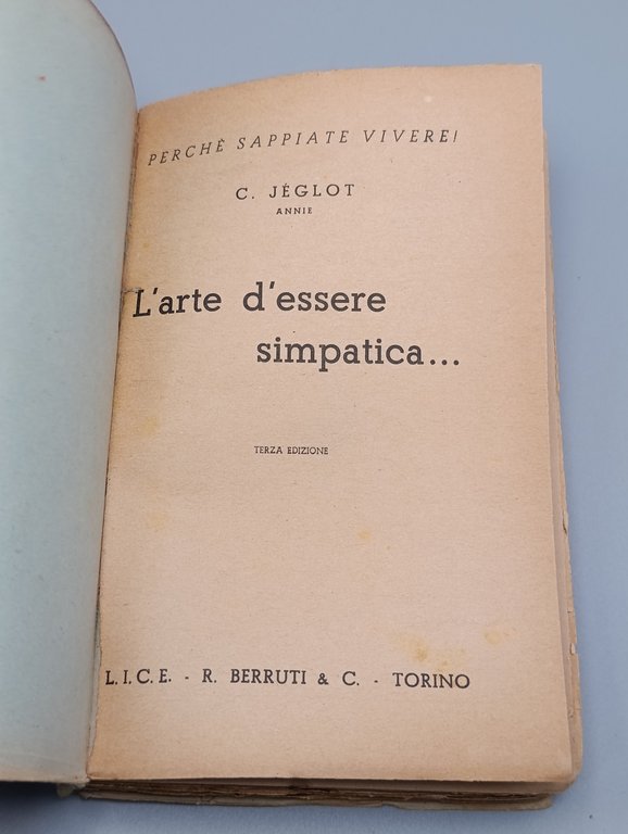 L'Arte d'essere Simpatica