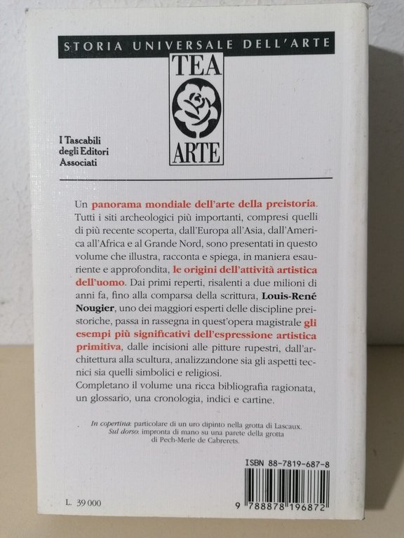 L'Arte Della Preistoria Libro Louis René Nougier Tea Prima Edizione …