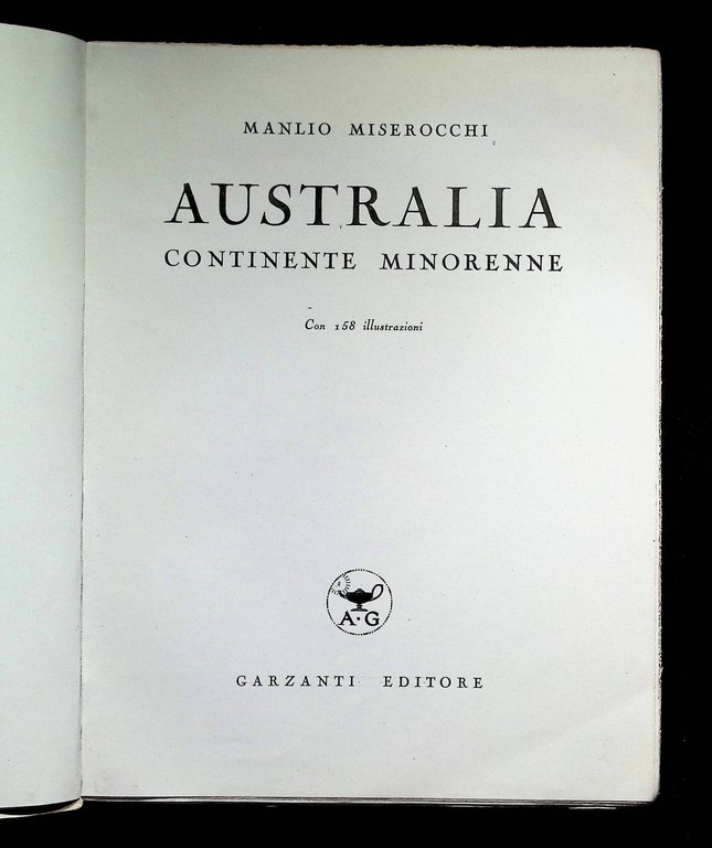 L'Australia. Continente Minorenne