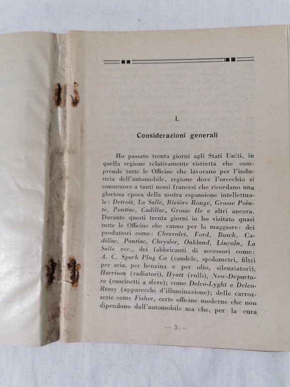 L'Automobile Americana Una Grande Inchiesta Libro Sicma Estratto L'Auto 1927